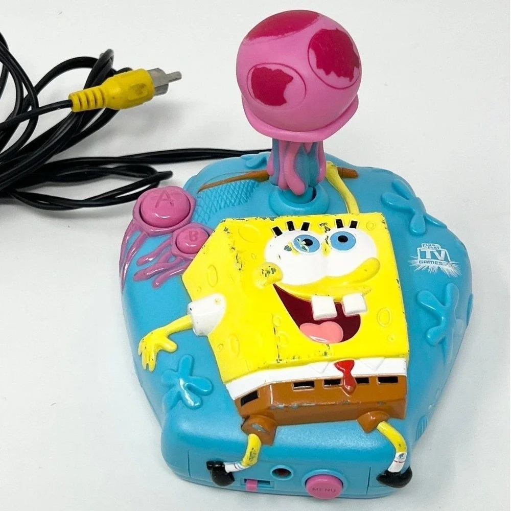 JAKKS SpongeBob SquarePants 5-in-1 Joystick Plug N Play TV Games